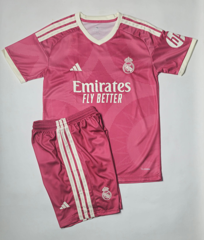 کیت هواداری سوم رئال مادرید 2026/2027_Real Madrid 26_27 Third Fan Kit Pink